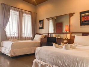 Phòng 2 giư  ờng đơn Deluxe, không hút thuốc | Bàn, truy cập Internet không dây miễn phí, bộ trải giường 