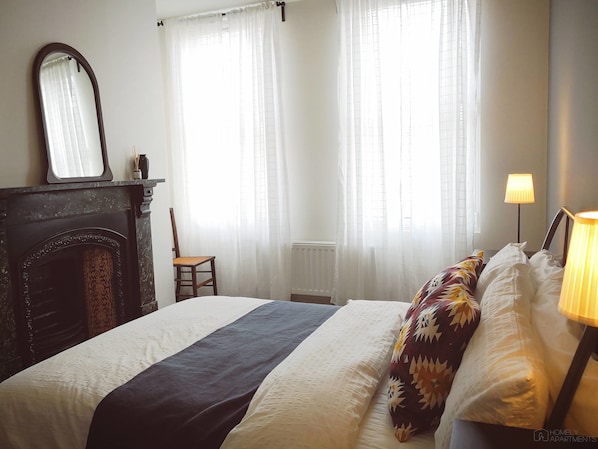 2 Bed 2 Bath Apartment | Individually decorated, individually furnished, laptop workspace