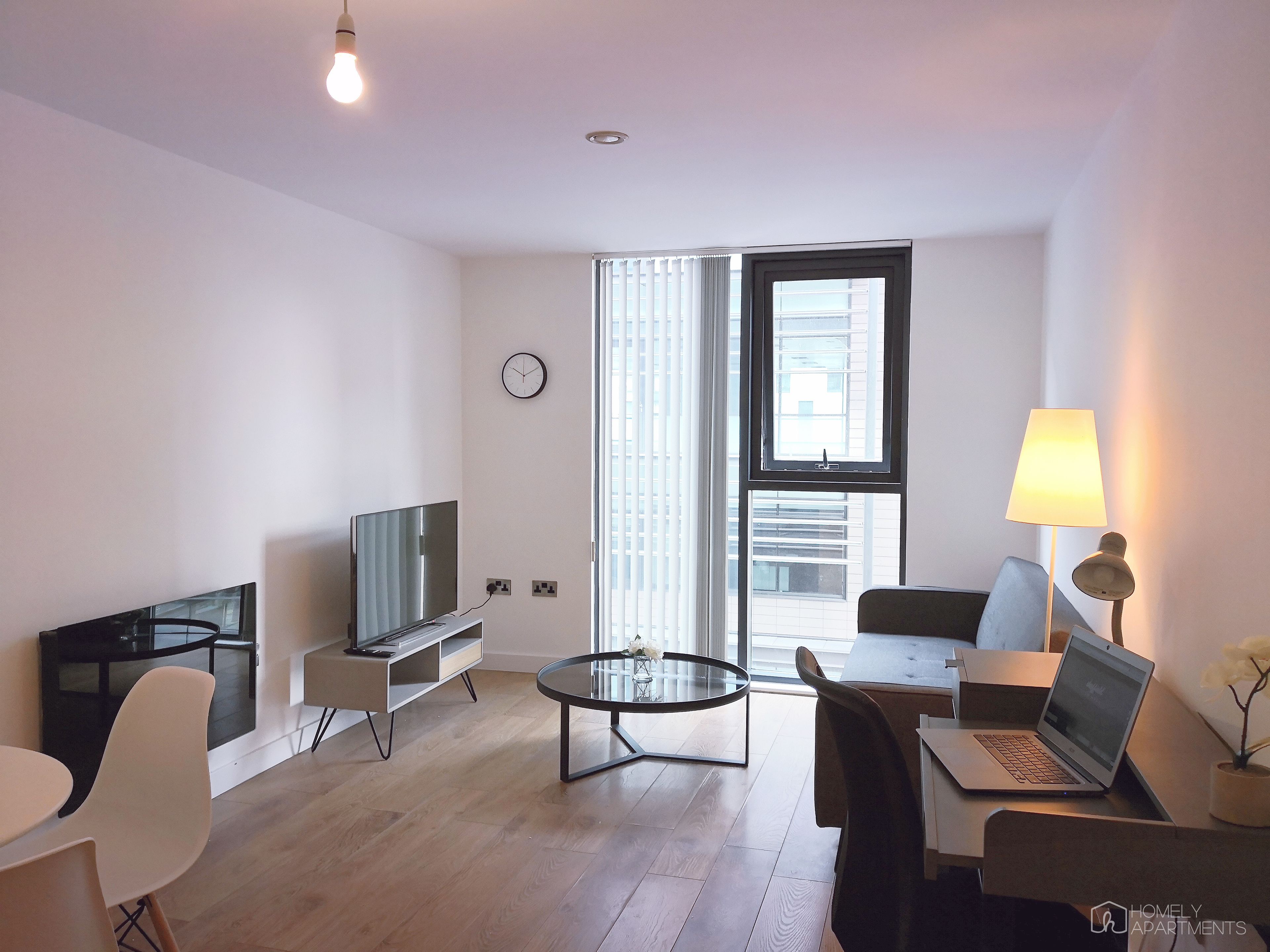 Small 2 Bed Apartment | Individually decorated, individually furnished, laptop workspace