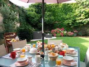 Petit déjeuner continental compris tous les jours