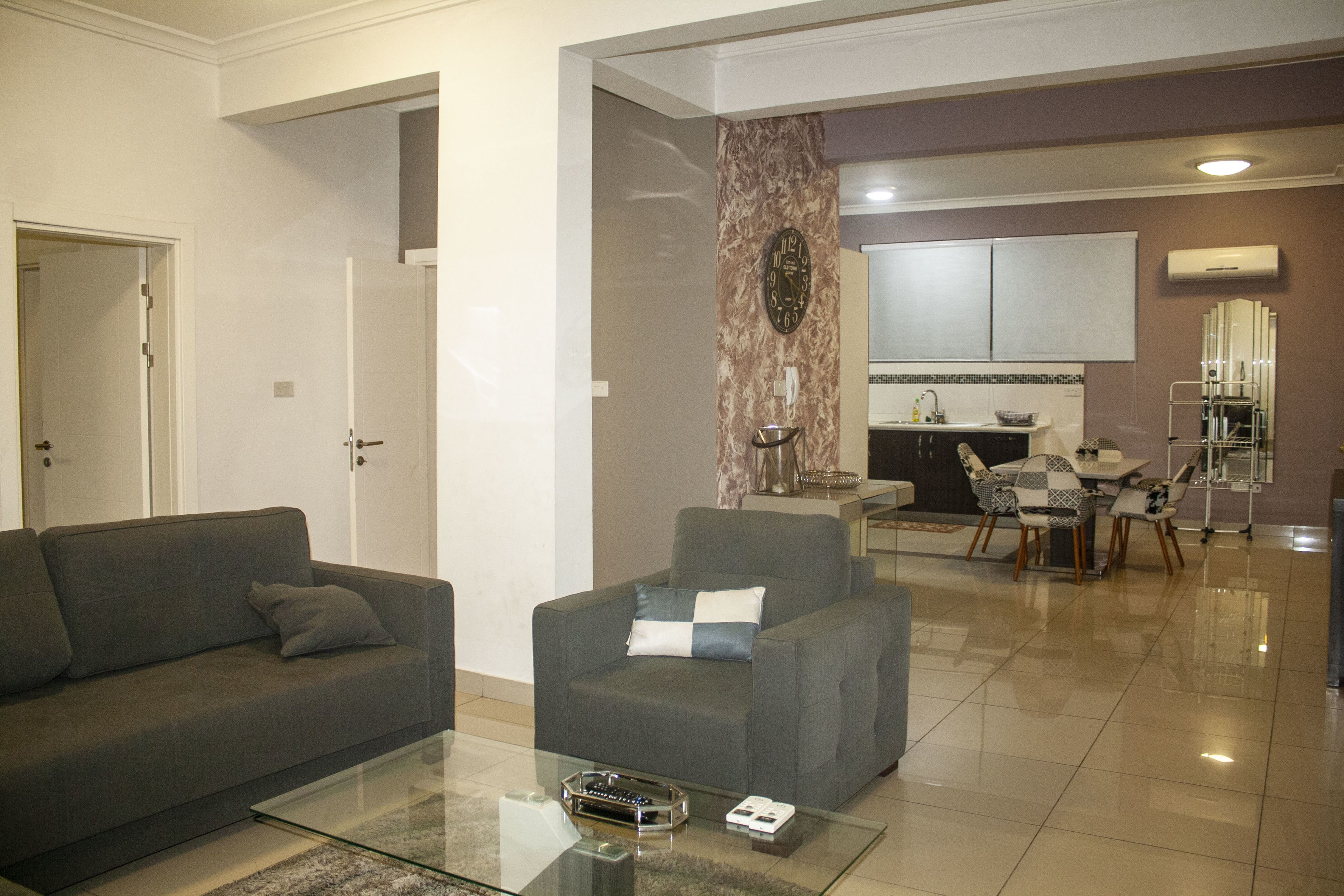 Executive Apartment, 2 Bedrooms | Living room | LED TV