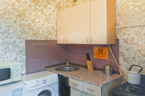 Apartment, Stadtblick | Eigene Küche | Kühlschrank, Mikrowelle, Herdplatte, Wasserkocher