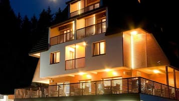 Front of property - evening/night