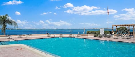 Una piscina climatizada