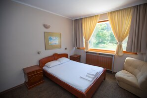 Standard Double Room | Minibar, desk, free WiFi, bed sheets - Hotel Ustra (Kardzali)