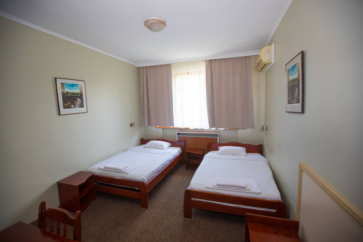 Standard Twin Room | Minibar, desk, WiFi (free), bed sheets