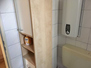 Shower, hair dryer