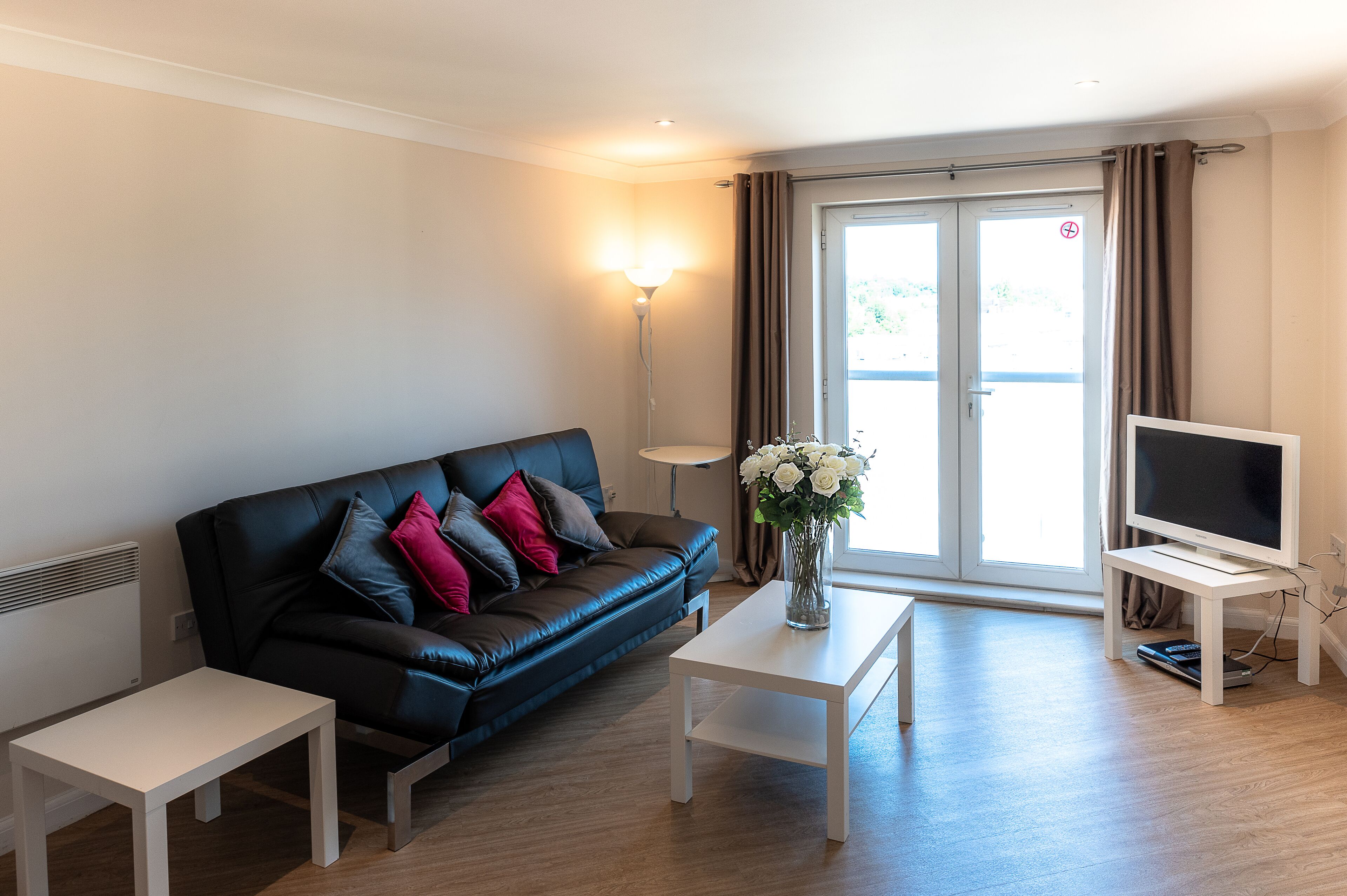 Flachbildfernseher, DVD-Player