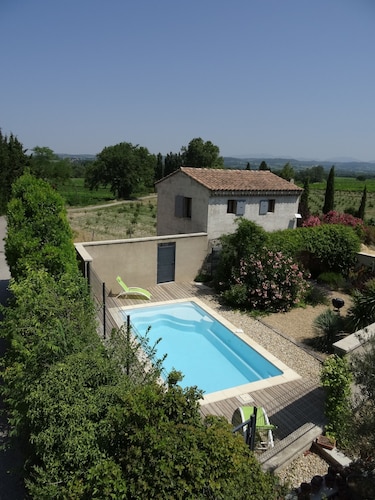 Air-conditioned house with heated swimming pool
