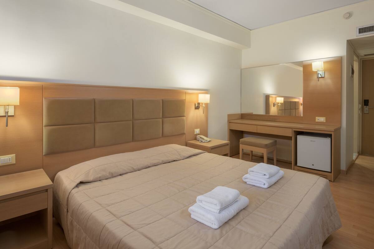 Blackout drapes, soundproofing, iron/ironing board (on request)