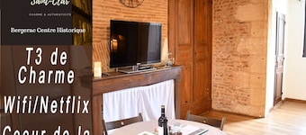 Centro histórico - Habitación Saint-Clar - Encanto T3 Cyrano - WIFI / Netflix