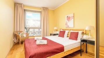 2 slaapkamers, luxe beddengoed, individueel gedecoreerd