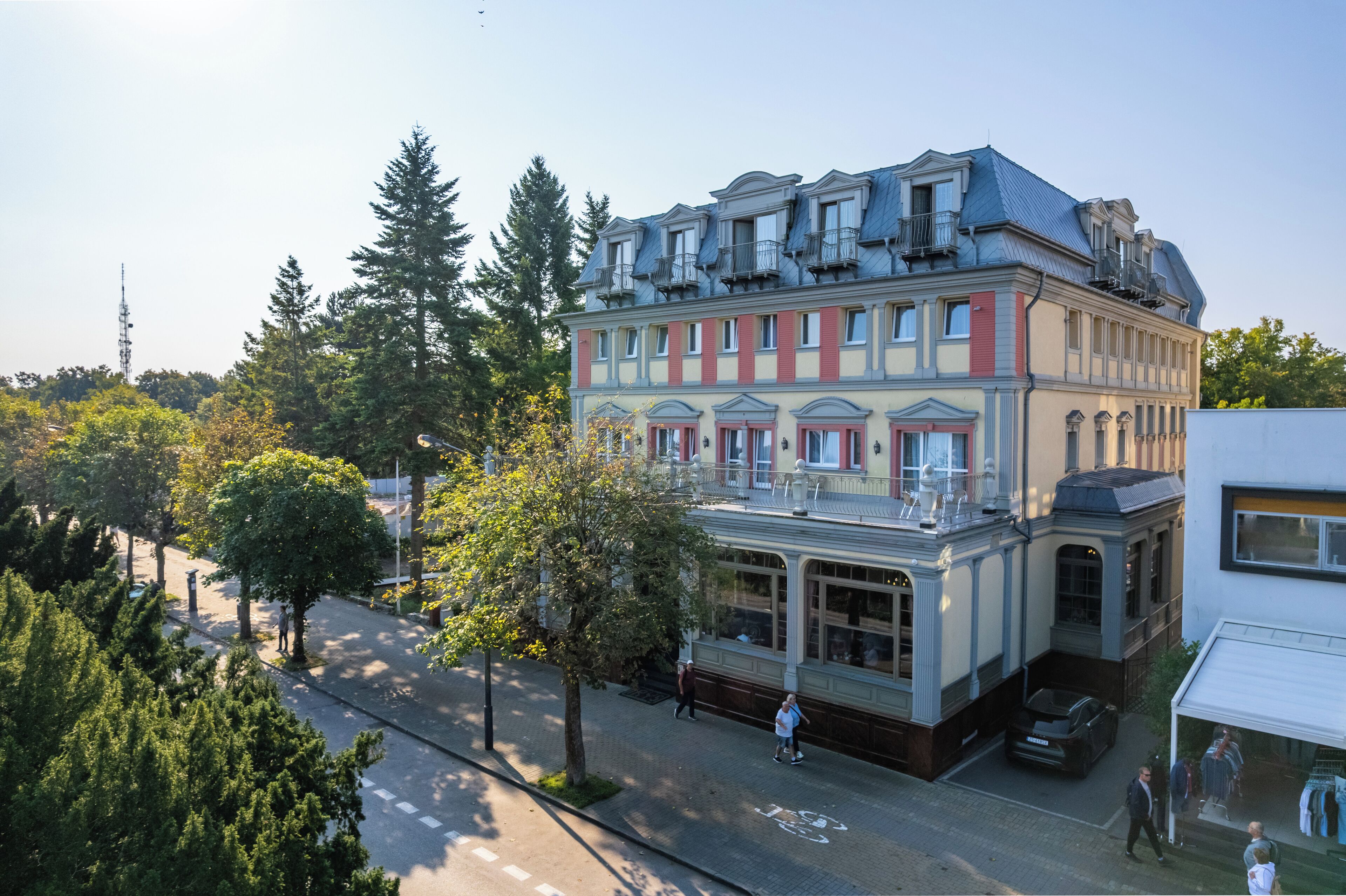 Fassade der Unterkunft