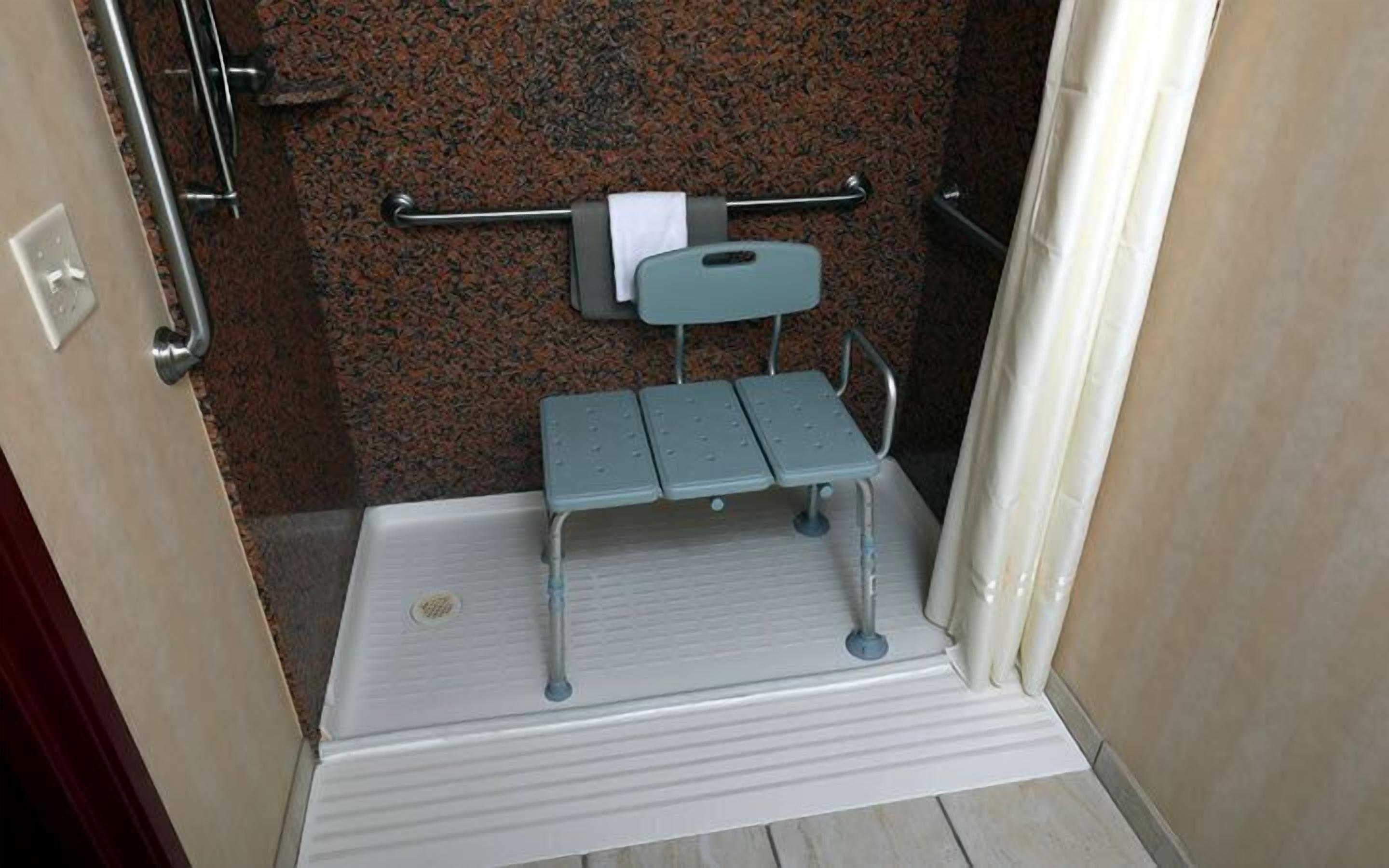 standard room, 1 king bed, accessible | bathroom | free toiletries, hair dryer, towels, soap