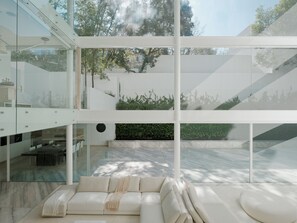 奢華獨棟房屋, 非吸煙房 | 起居區 | 平面電視