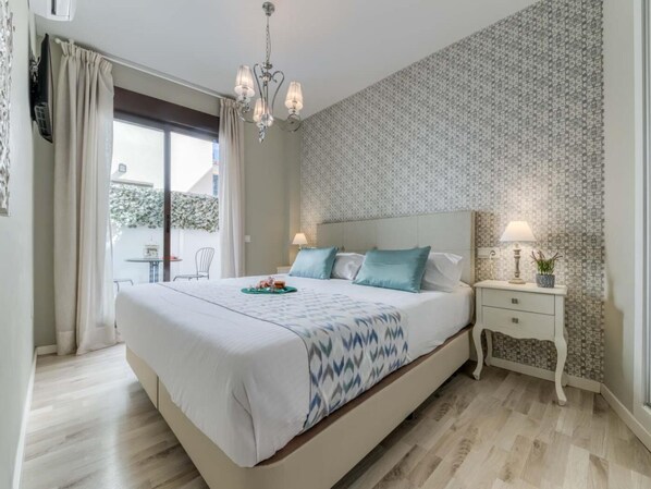 1 bedroom, iron/ironing board, travel crib, free WiFi