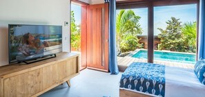 1 室のベッドルーム、WiFi (無料)