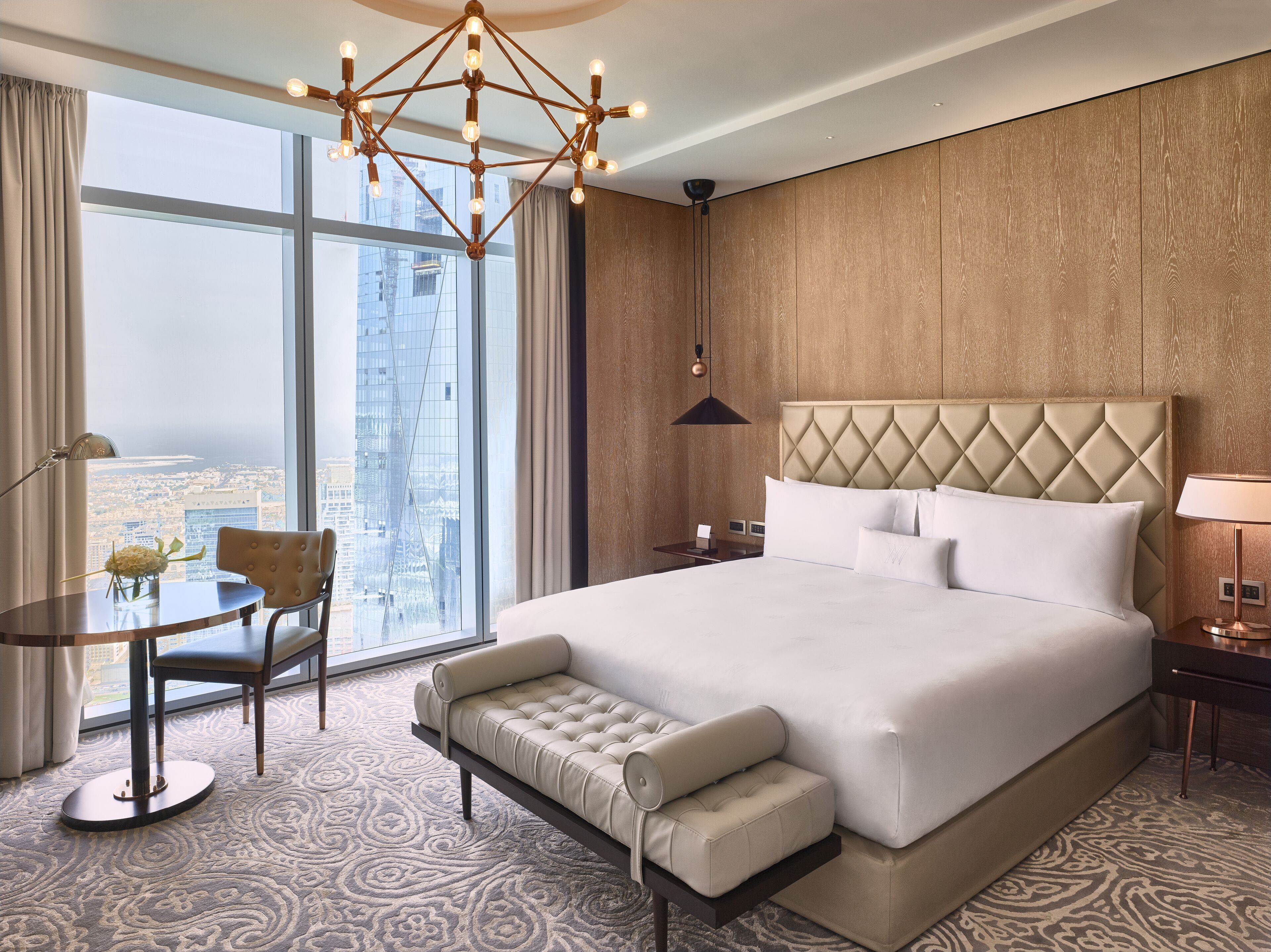 Premium bedding, minibar, in-room safe, desk