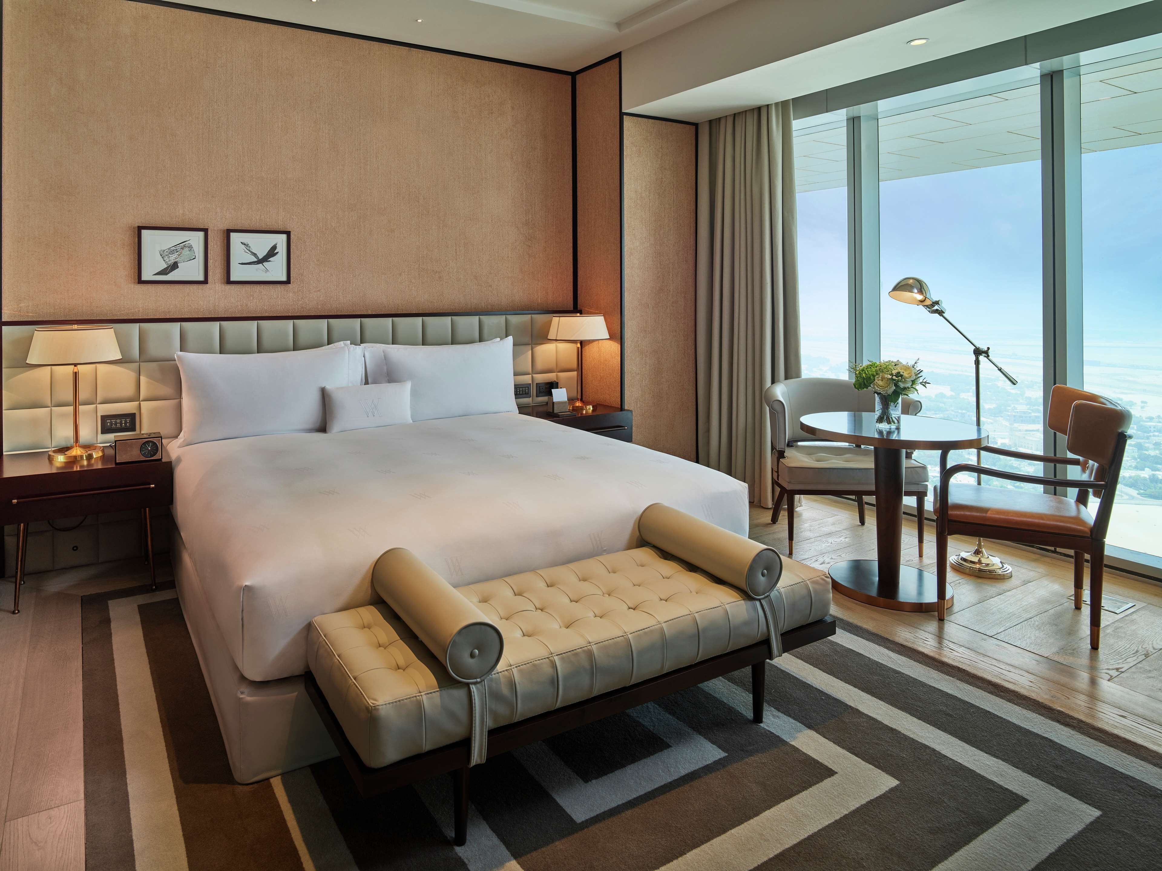 Premium bedding, minibar, in-room safe, desk