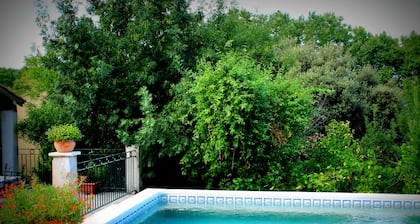 Maison avec studio indépendant et piscine dans un village au coeur des Alpilles