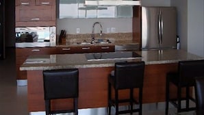 Coffee/tea maker, fridge, microwave, oven - Puerto Vallarta, Paradise Awaits Beachfront Condo Peninsula (Puerto Vallarta)