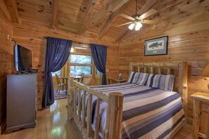 2 bedrooms, iron/ironing board, WiFi, bed sheets - Thunder Falls | Waterfalls | Fishing-Lake Access (Ellijay)