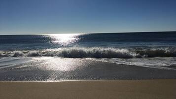 On the beach