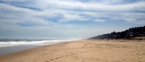 On the beach