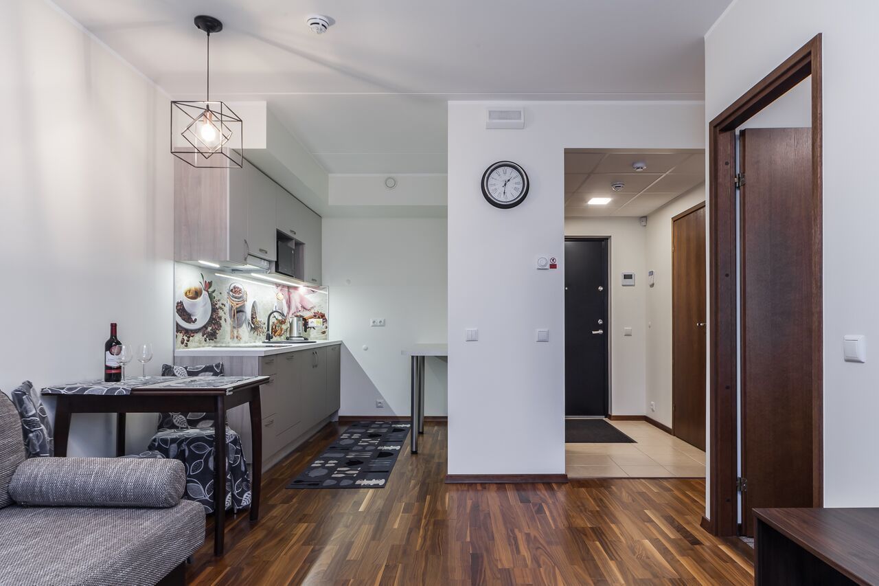 Căn hộ Cao cấp, 1 phòng ngủ, quang cảnh thành phố | Bếp nhỏ riêng | Tủ lạnh, lò vi sóng, bếp nấu, dụng cụ pha cà phê/trà 