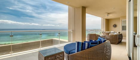 Vue sur la plage/l’océan