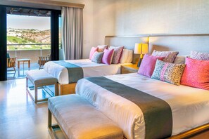 Appartamento, 2 camere da letto, vista campo da golf | Biancheria da letto di alta qualità, copriletto in piuma