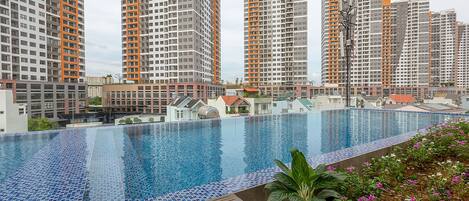 Outdoor wedding area