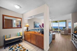 Smart TV, DVD player, books, video library