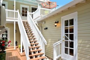 Exterior detail - STRIPES ~ Delightful Condo w/Shared Pool in the Heart of Old Town Key West! (Key West)
