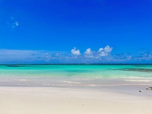 Vlak bij het strand