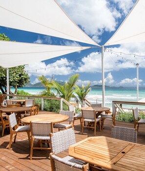 Outdoor dining - AZURE VISTA for pure relaxation in true Caribbean style (West End)