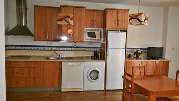 Microwave, dishwasher, coffee/tea maker