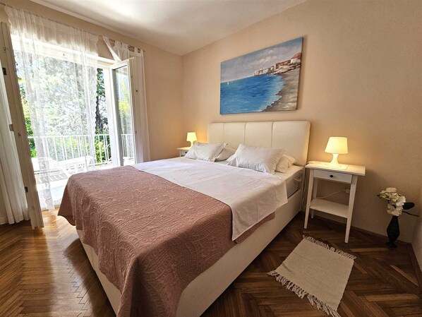2 chambres, accès au Wi-Fi (inclus), literie fournie