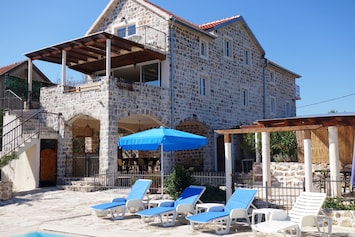 View of Villa from pool deck