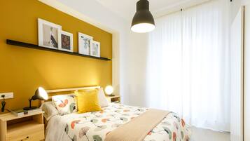 2 chambres, fer et planche Ă repasser, Wi-Fi, draps fournis