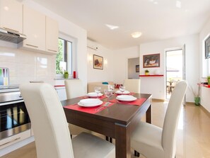 Apartment, 2 Bedrooms, Balcony (382 - 1.kat) | Living area | Flat-screen TV - Apartments Josip near Beach (Dobrinj)