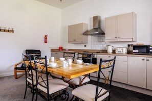 Microwave, oven, dishwasher, high chair
