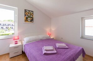 1 sovrum, gratis wi-fi och sängkläder