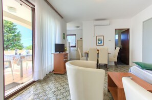 Apartment, 2 Bedrooms (397 - A1) | Living area - Apartments Vlatko (Krk)