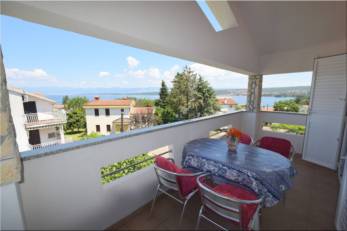 Apartment, 2 Bedrooms, Sea View | Balcony