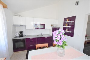 Apartment, 2 Bedrooms, Sea View | Private kitchen | Fridge, oven, stovetop, coffee/tea maker - Apartments Gabrijel (Malinska-Dubasnica)