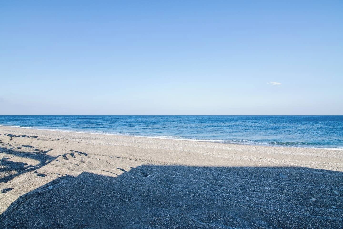 On the beach