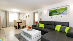 Apartment, 1 Bedroom | Living area - Apartment Sanja with terrace - Malinska (Malinska-Dubasnica)