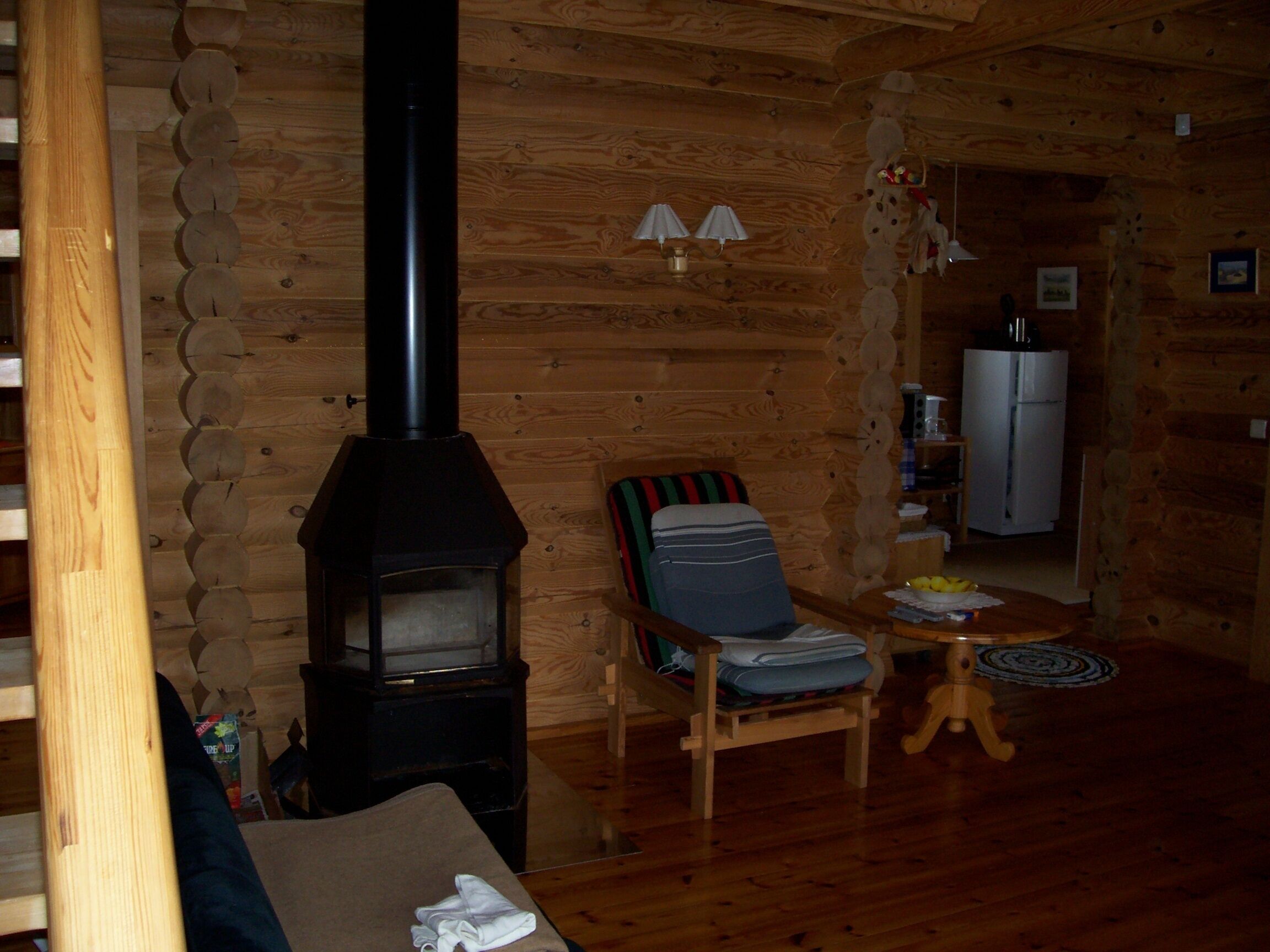 Télévision, cheminée