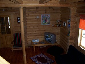 Fernseher, Kamin